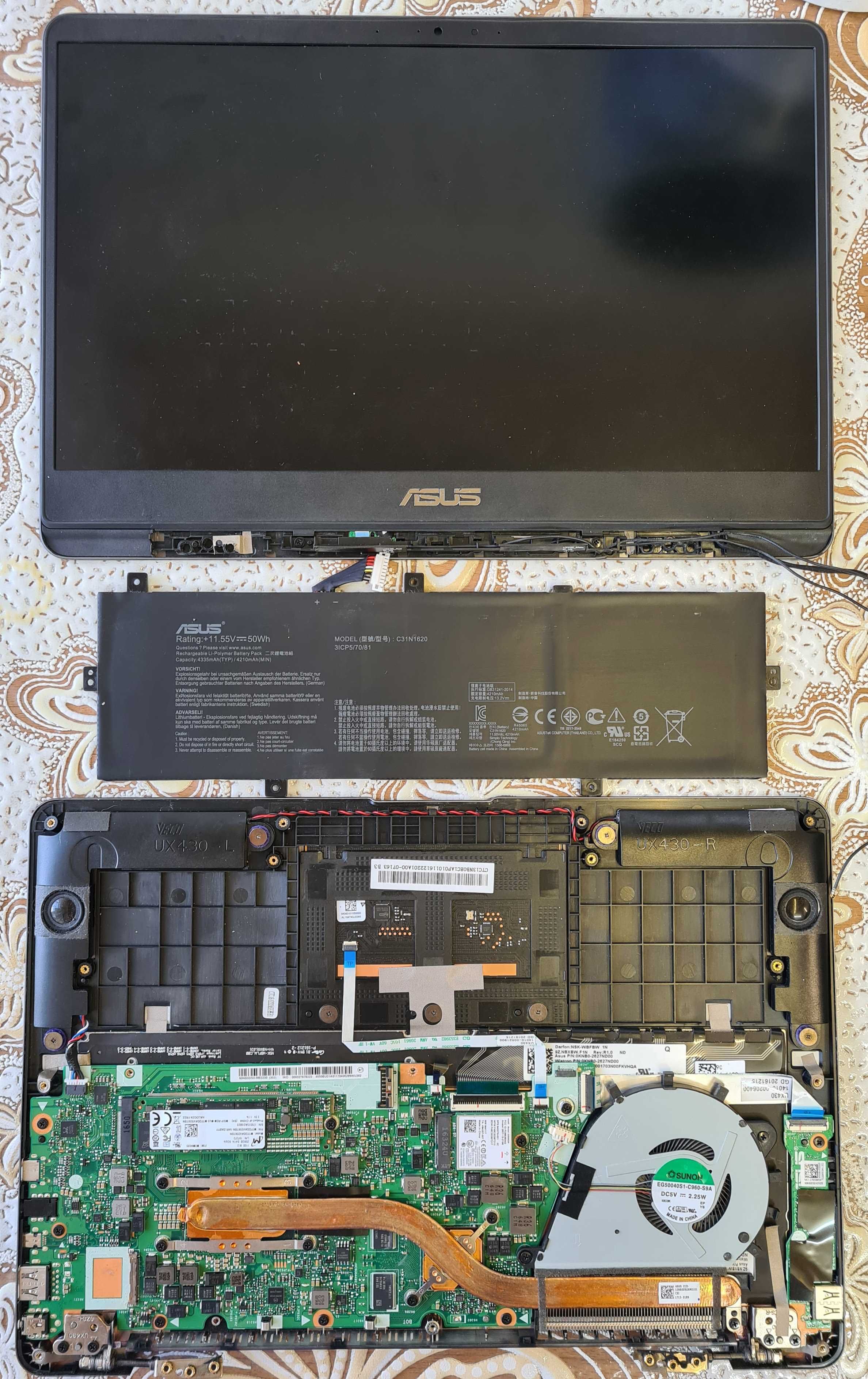 Asus UX430U Zenbook i3 / SSD
