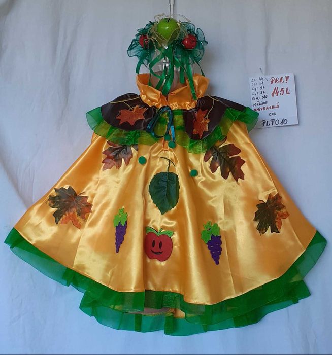 Pelerina Printul toamnei (Printesa toamnei) pentru copii, 3-8 ani