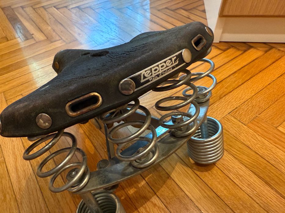 Saua sa sit LEPPER PRIMUS Holland bicicleta piele ca brooks vintage