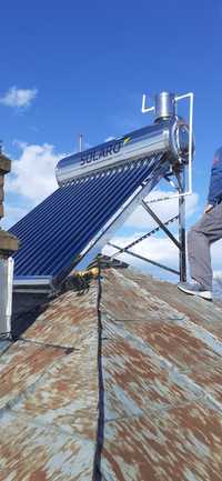 Panouri solare inox nepresurizate și pr cu controller se oferă montaj