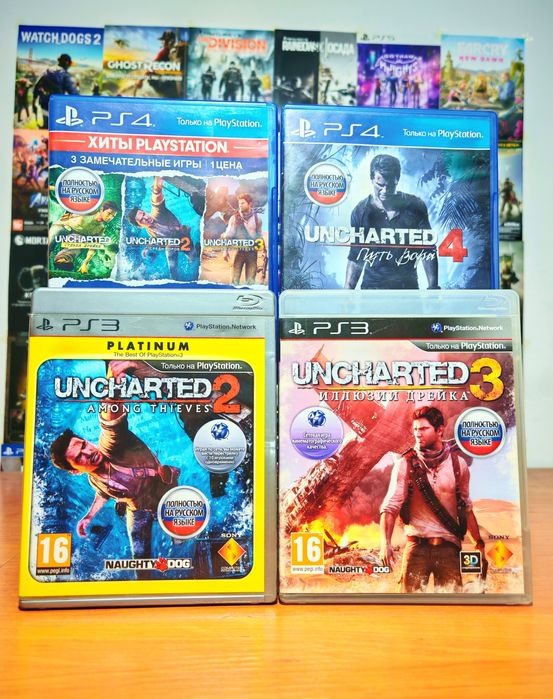 Серия игр Uncharted PS3/PS4