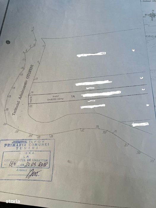 Teren Intravilan De Vânzare – Tunari, Jud. Ilfov/8000Mp