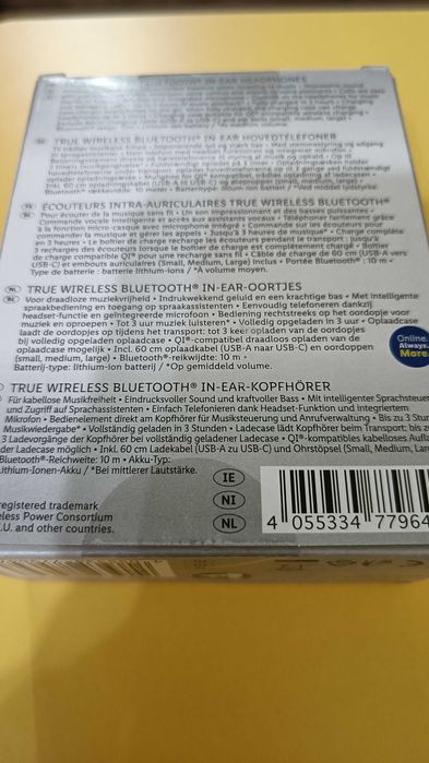 Безжични слушалки SilverCrest - Нови, Гаранция