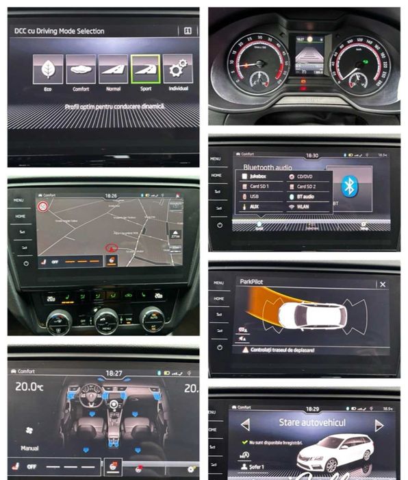 Skoda Octavia vRS 2.0 TDI/184 CP/Automat/Distronic/DriveMode