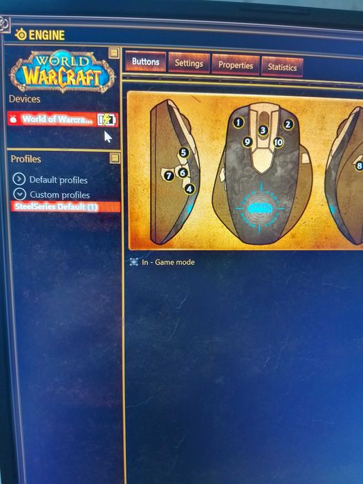 World of Warcraft Steelseries Wireless Mouse
