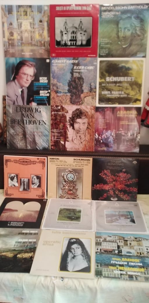 Discuri vinil muzica clasică opera, opereta, sinfonica etc 140 bucăți