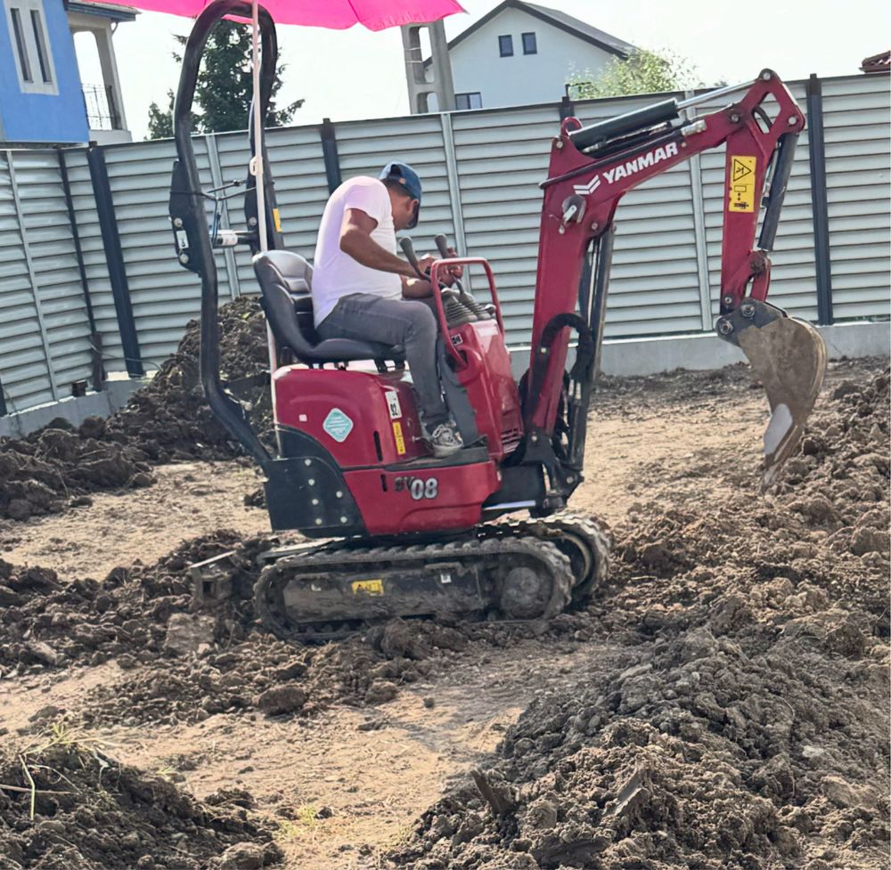 Miniexcavator Yanmar sv 08