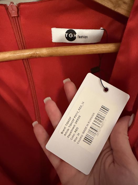 Rochie rosie XS TGH Fashion