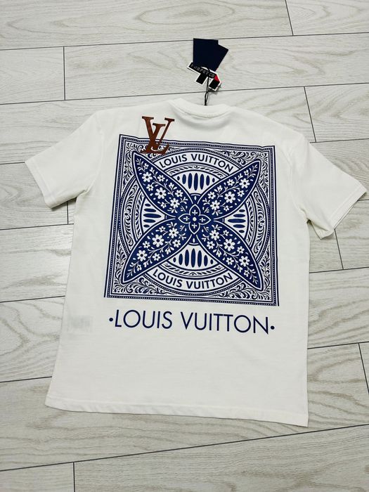 Tricou alb Louis Vuitton