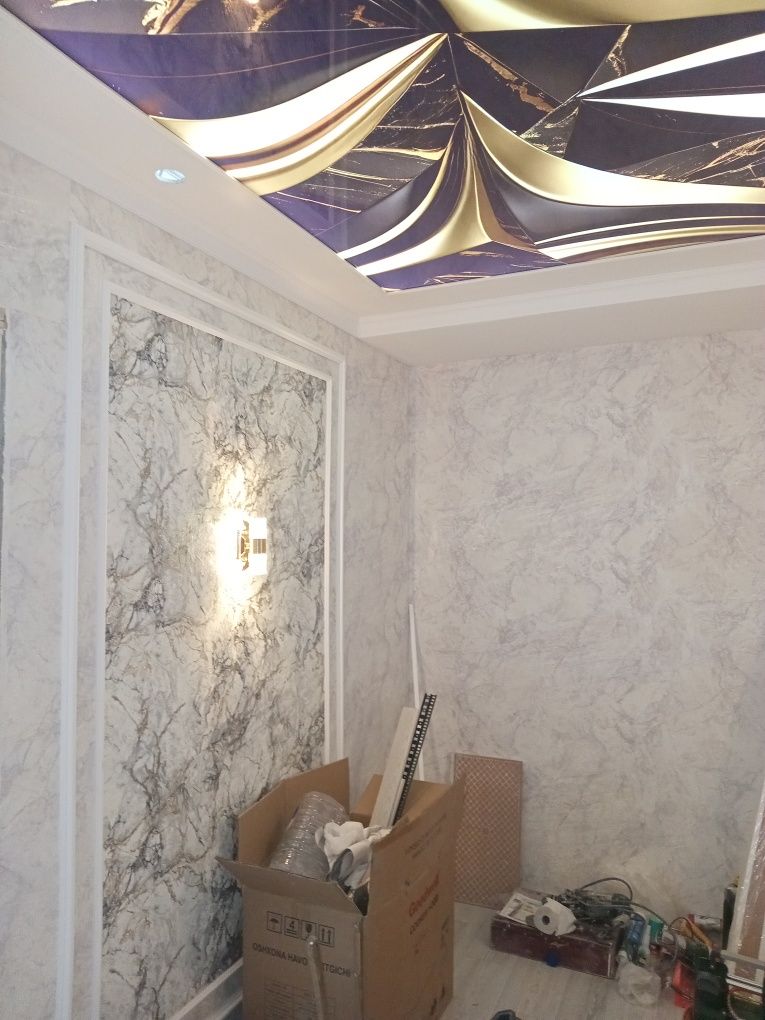 Малярлик ишларини киламиз.