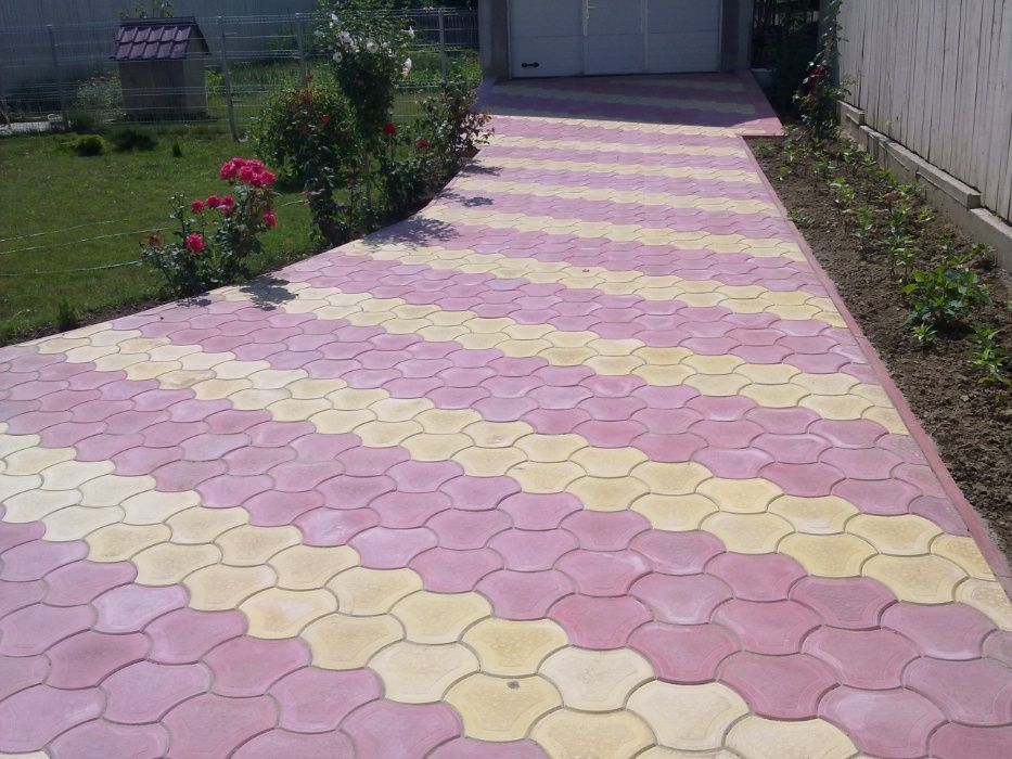 Producator - dale pentru pavaje - pavele model 30x30 patinat montaj