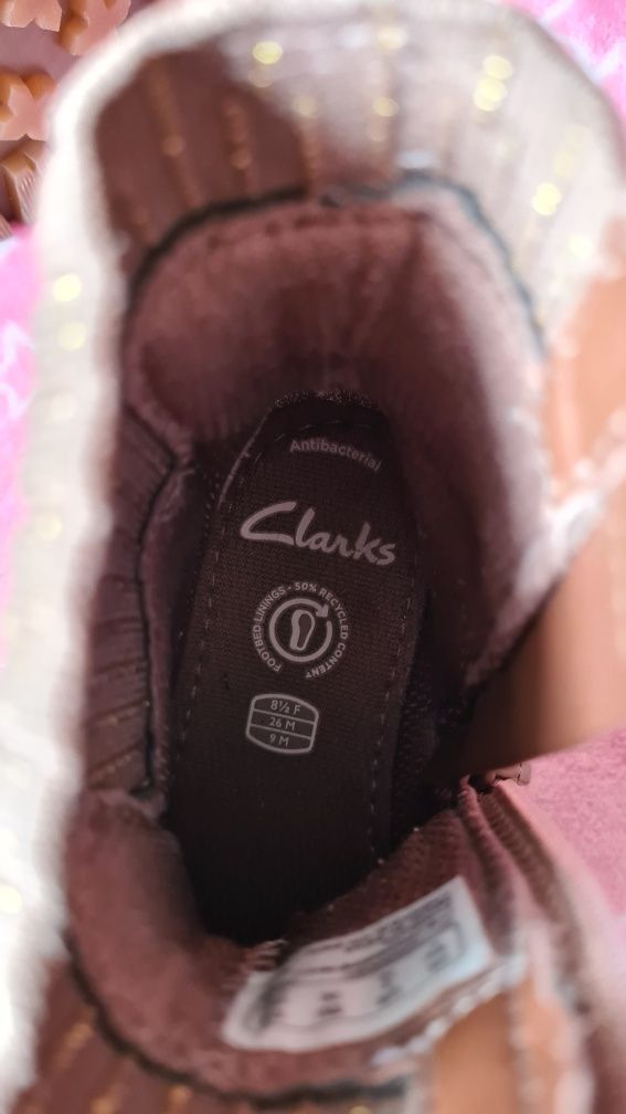 Детски боти Clarks за момиче, 26 номер
