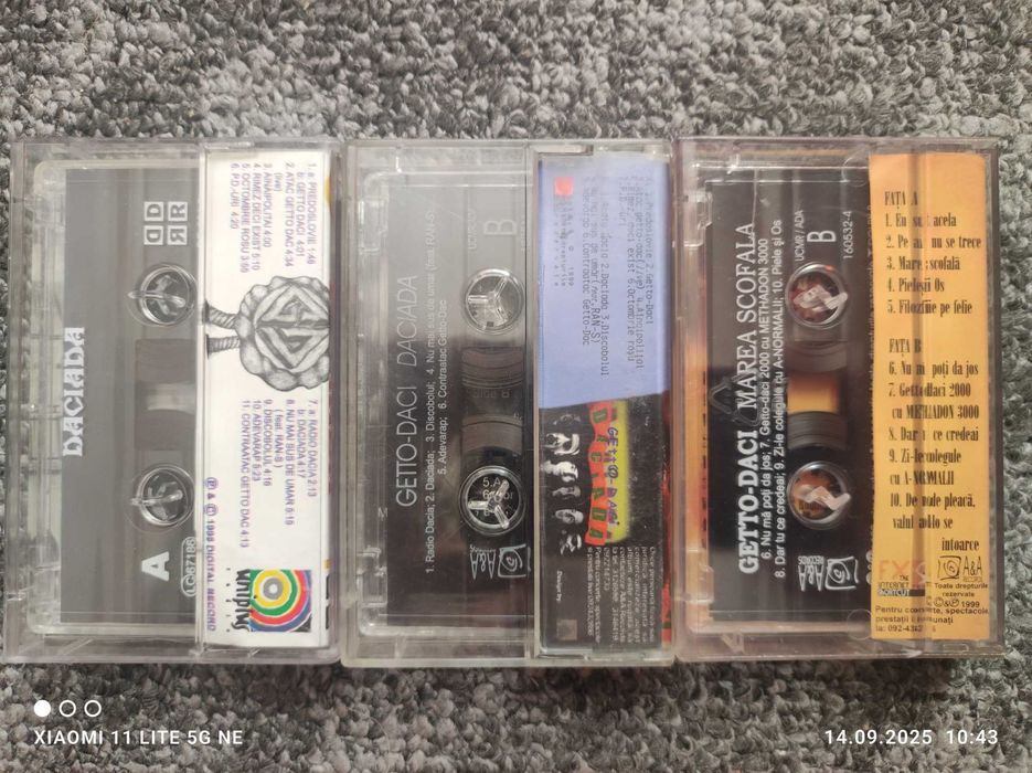 Colecție completă a trupei Ghetto-Daci, de vânzare