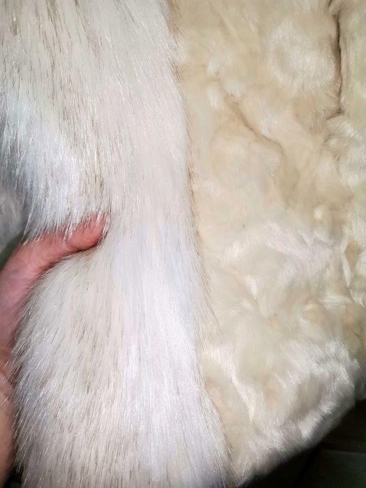 Vesta de blana, puf