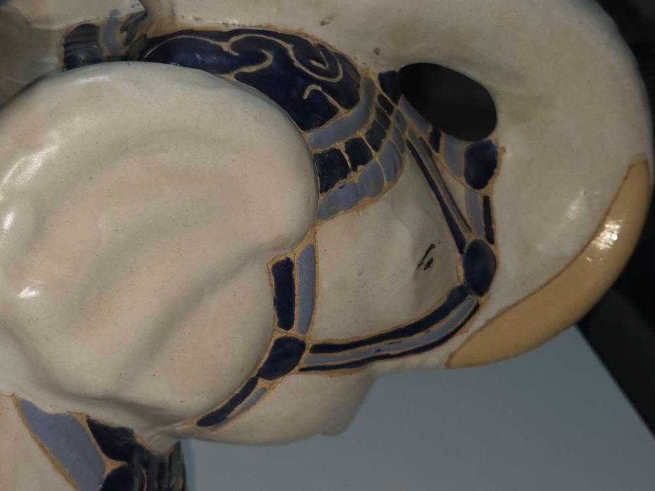 Elefant vintage mare din ceramica