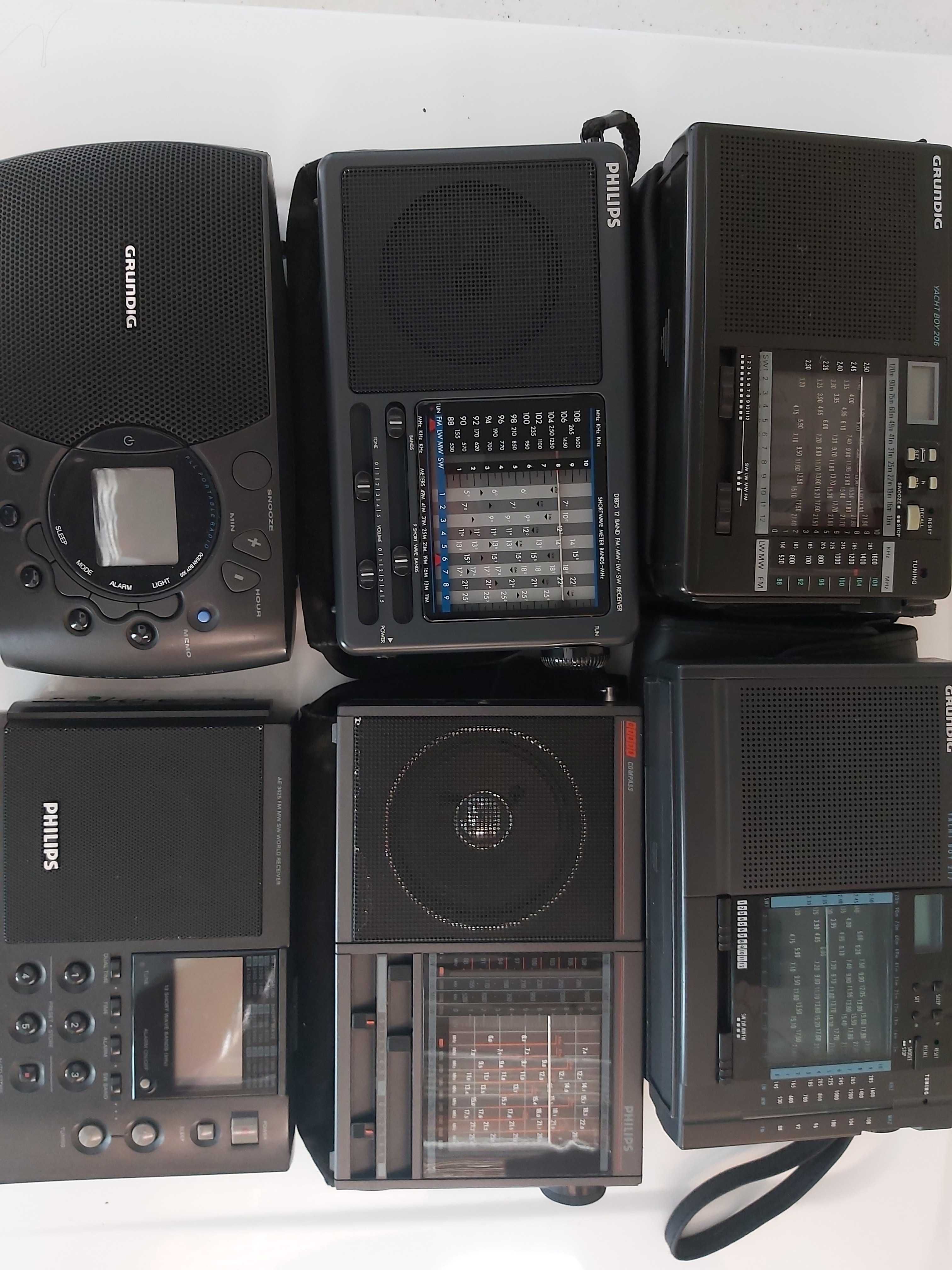 13 radiouri portabile Sony icf 7600gr icr, Grundig YB, Philips AE, D