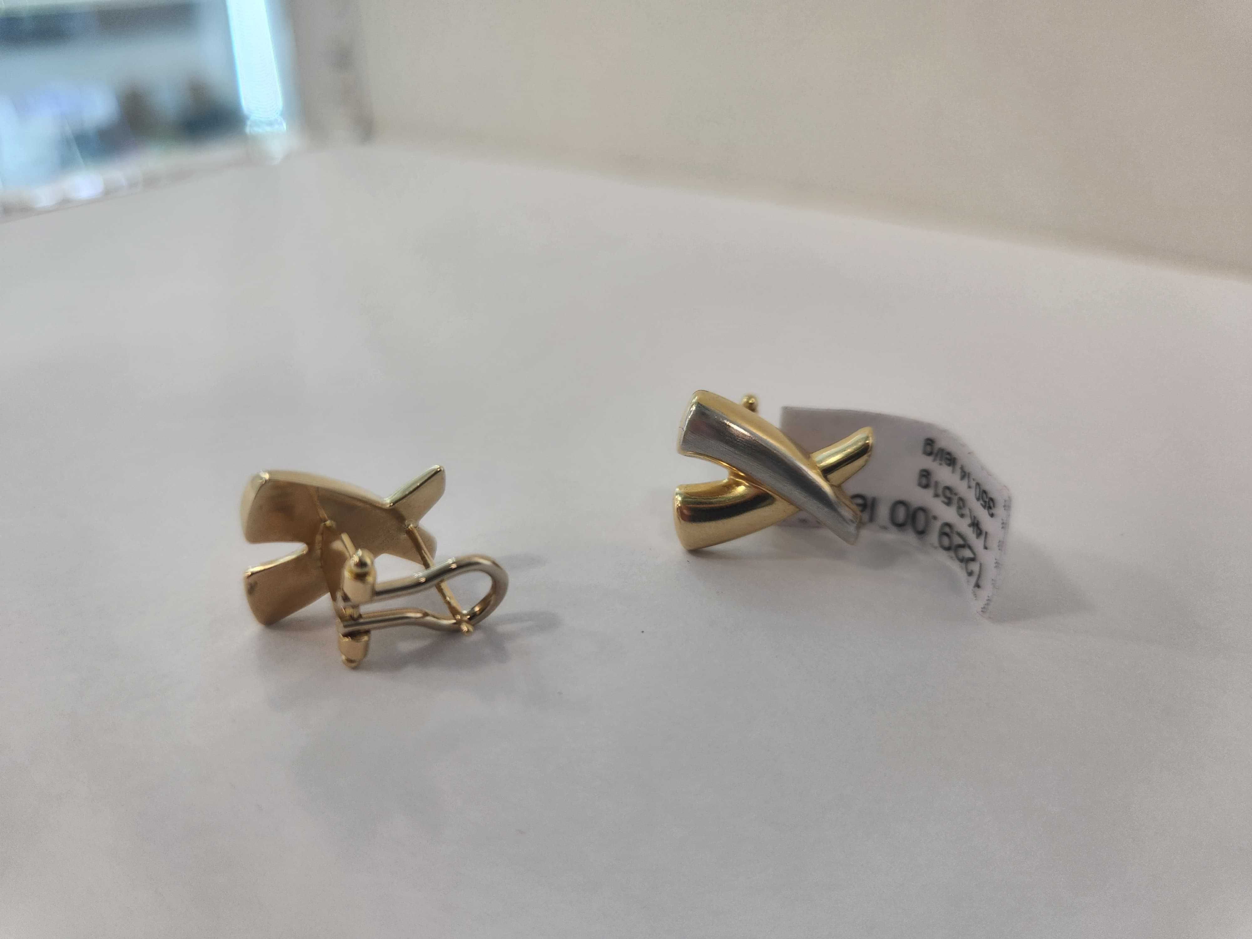 Cercei aur, 14k, 3.51g (b55573.1/ Ag2 Tudor1)