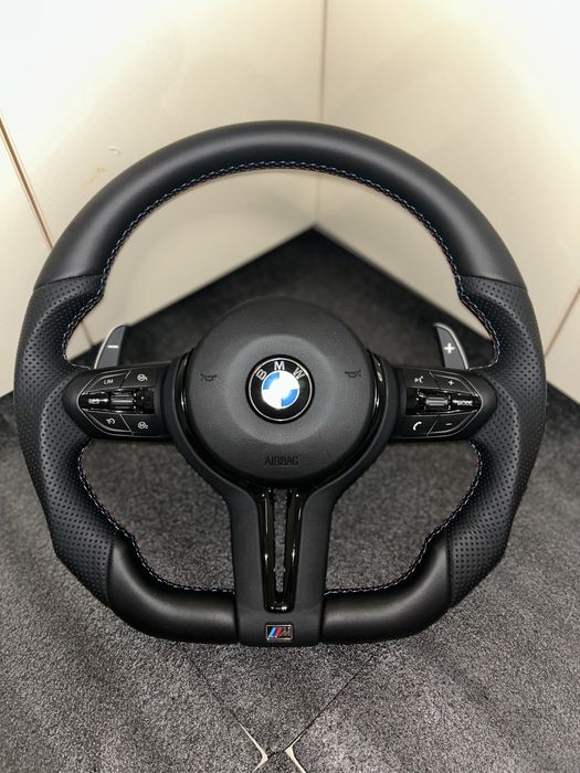 Volan BMW M pentru F10/F30/F01/X1/X3/X4/X5/X6 etc Piele Tesit
