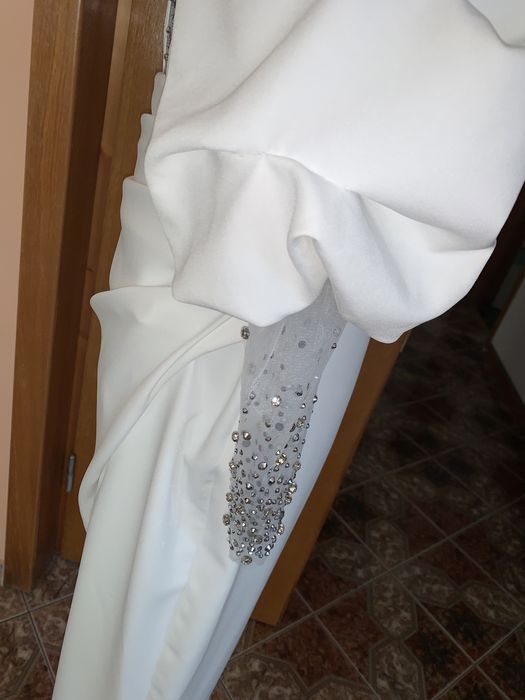 rochie alba mireasa/cununie civila/botez