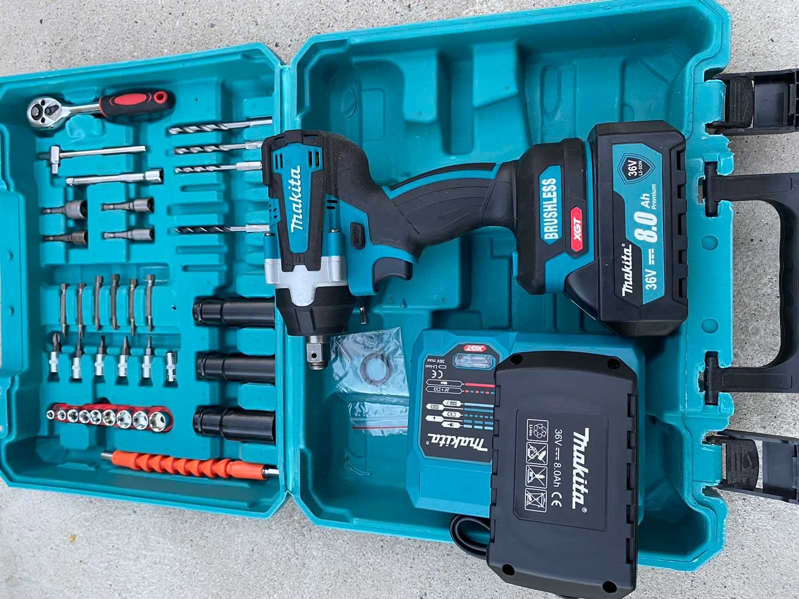 Акумулаторен Гайковерт Makita Pro 36v 8ah Макита Про 35 части