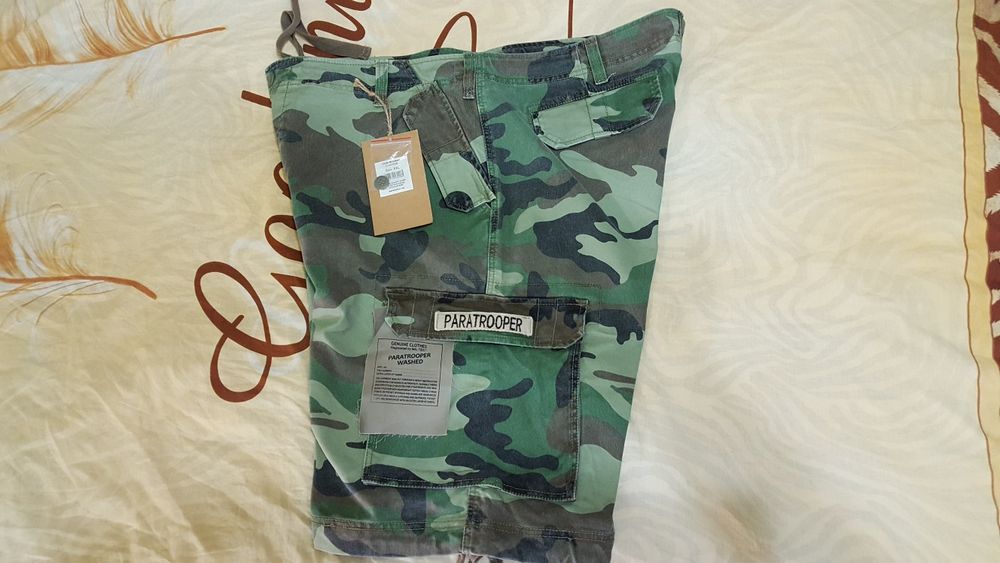 MIL-TEC Paratrooper Pantaloni Scurti Bermude Barbati XXL Camuflaj 2023