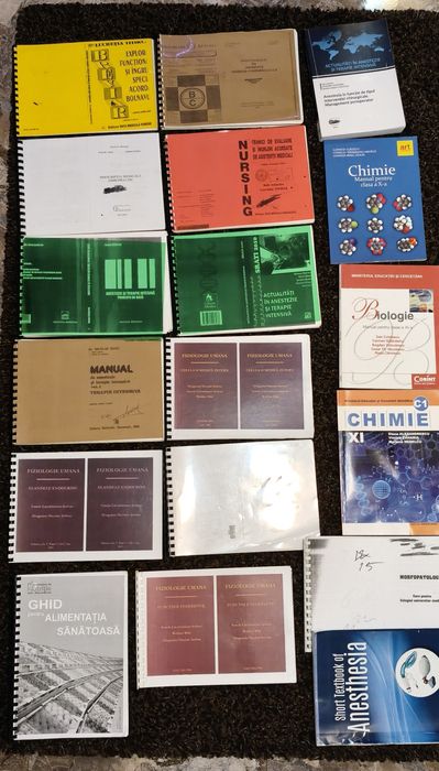 Cărți de medicină  asistenți medicali cu postliceală și licențiați