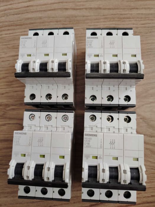 Siguranta Automata Tripolara SIEMENS 16A 3 POLI , 400 V , AC,  curba C