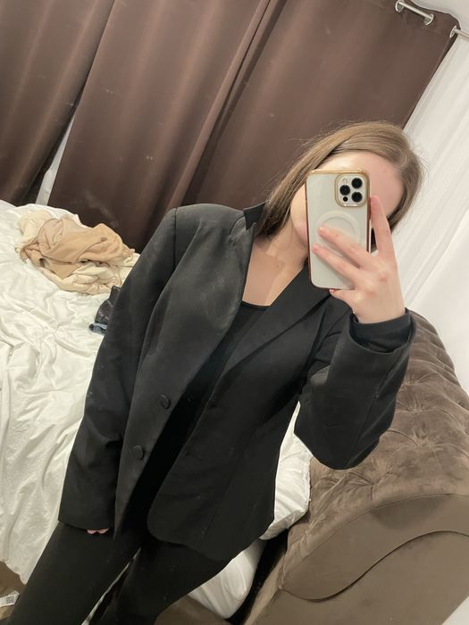 Sacou negru, fabricat in romania