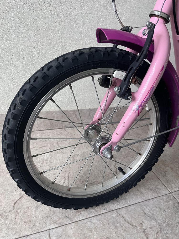 Bicicletă fetițe- roti pe 16