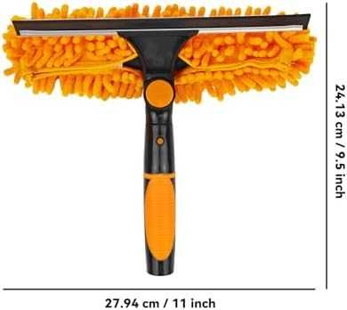 Нов Силиконов уред за почистване на стъкла и огледала, 2 в 1 дизайн