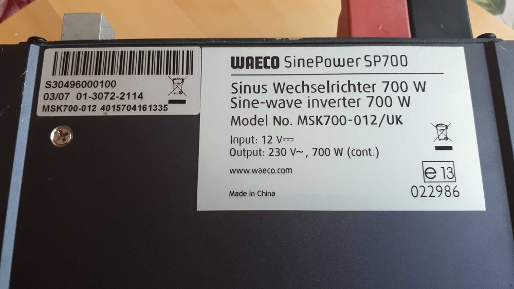 Продавам висок клас инвертори Sinergex, WAECO, DOMETIC