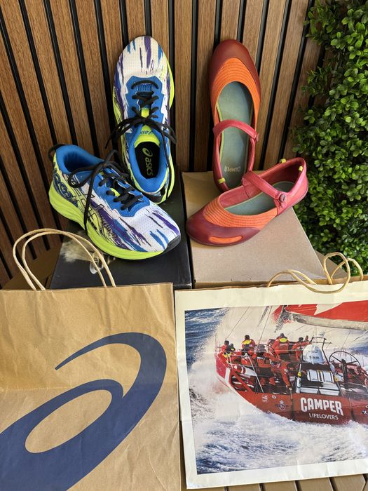 Asics маратонки и Camper балеринки, 39 номер, Нови!