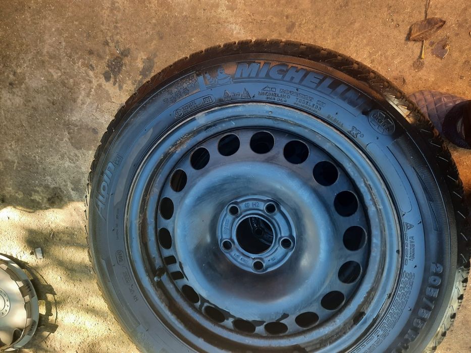 Jante, roti cu anvelope, cauciucuri  Michelin 205 55 R 16  M+S