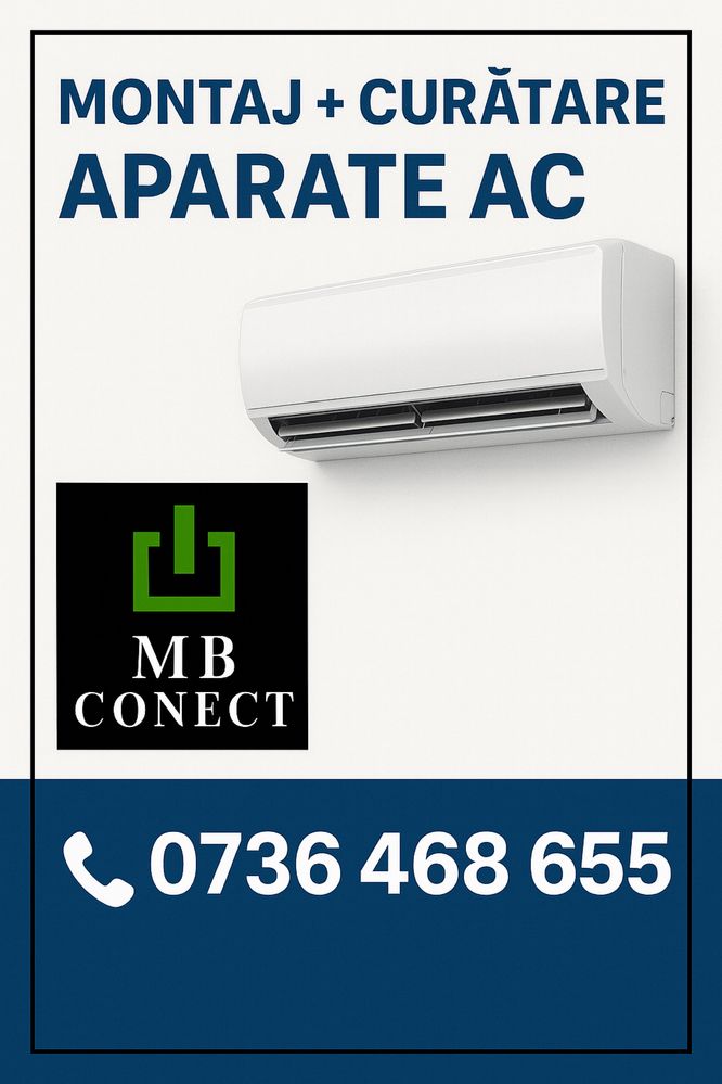 Montaj & Întreținere Aer Condiționat | Rapid | Curat | Garanție