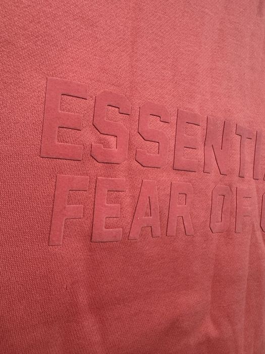 Fear of God "Essentials" Coral Hoodie