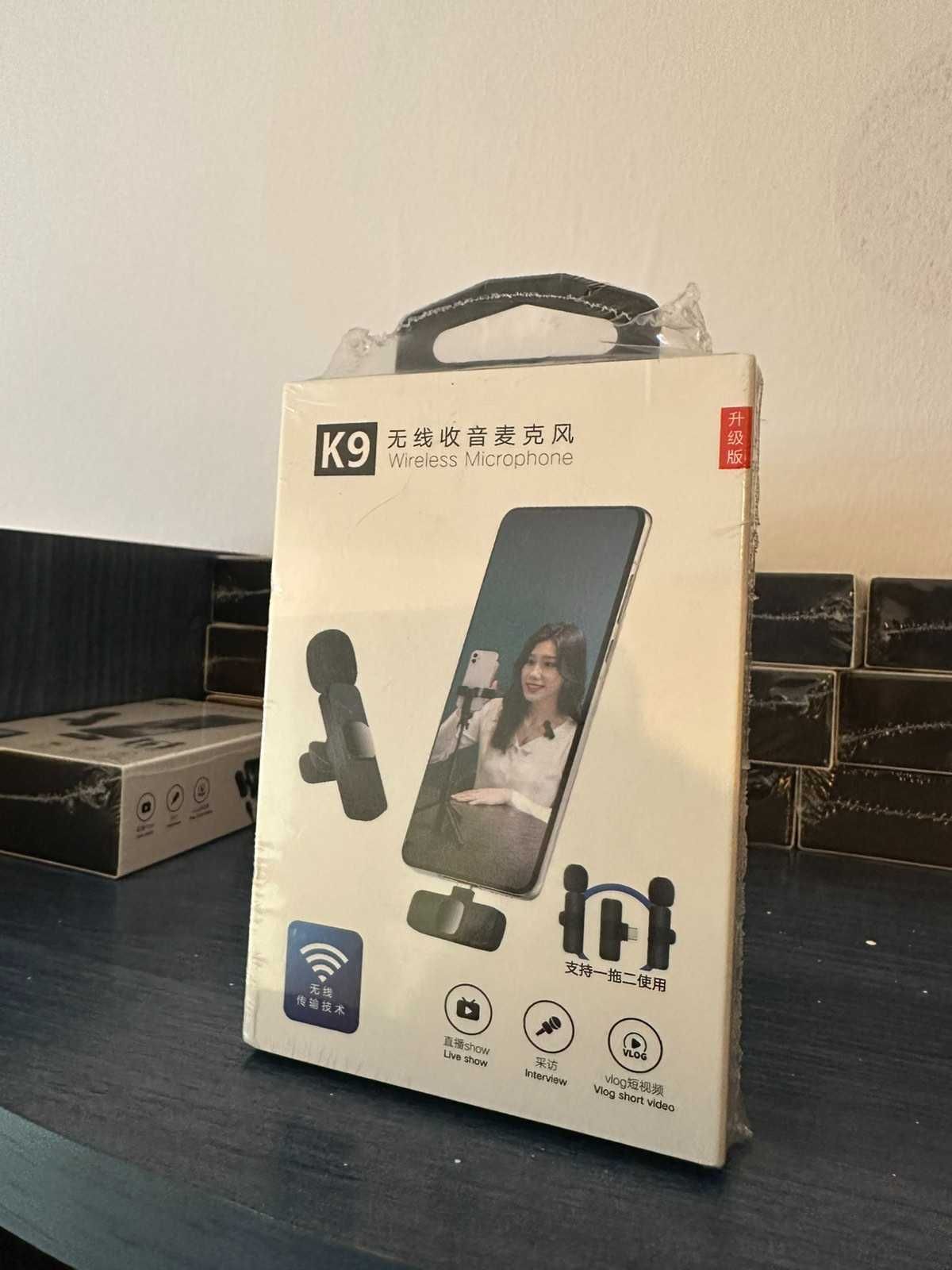 Wireless Микрофони  тип брошка за  iphone и android