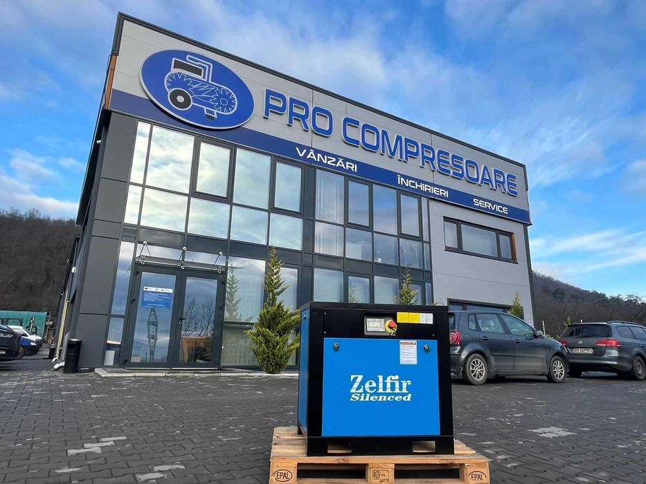 Compresor nou cu surub - ZELFIR 7.5 kw 8 BAR