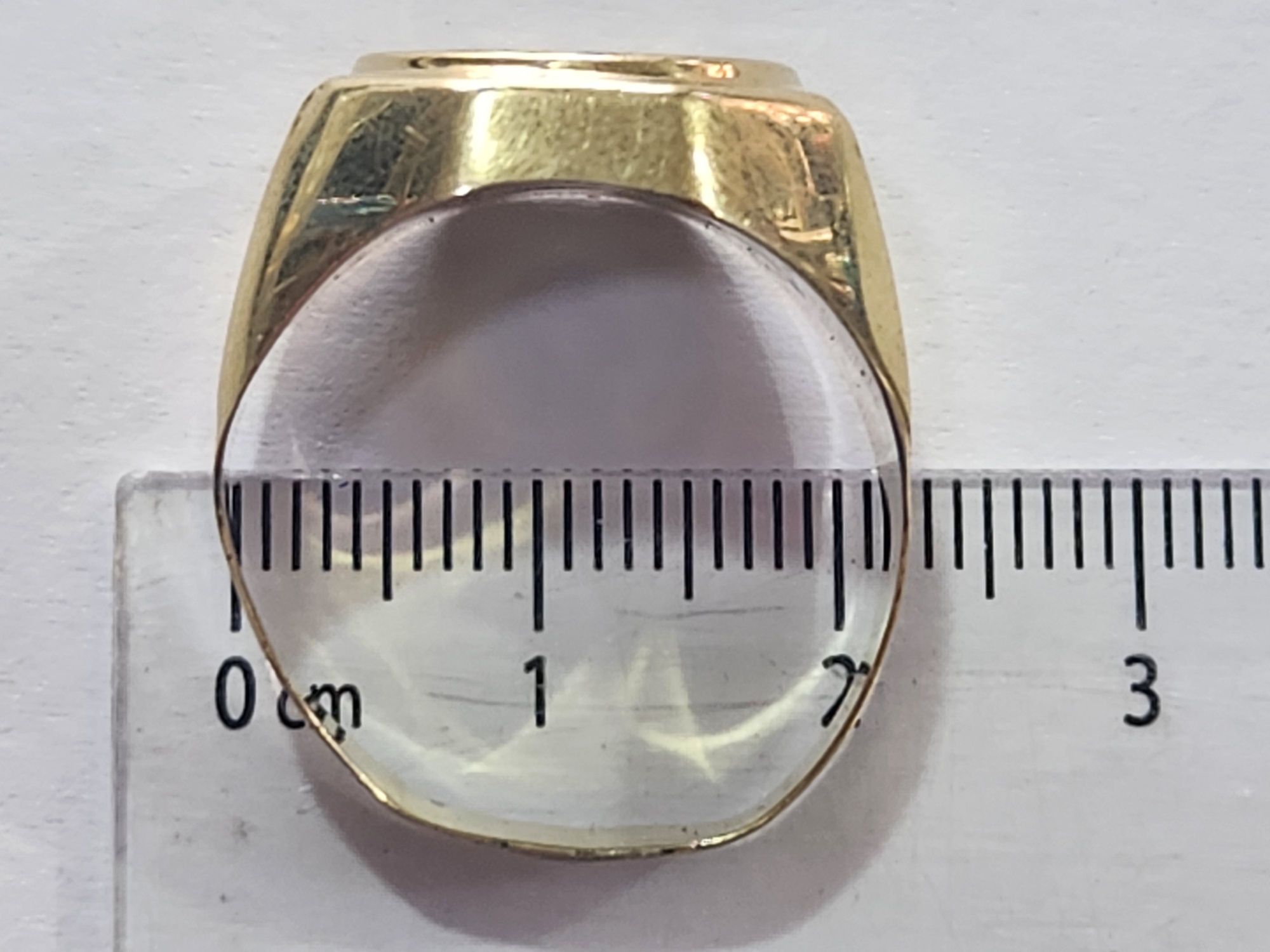 Златен мъжки пръстен 14k