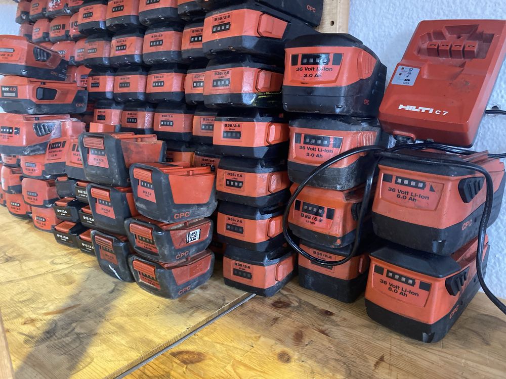 Hilti baterii diferite modele