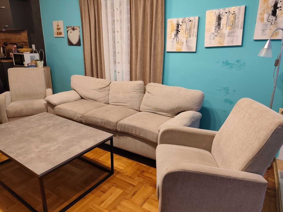 Три местен диван от Jusk+ 2 фотьойла