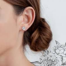 Серьги с бриллиантами по 2 карата