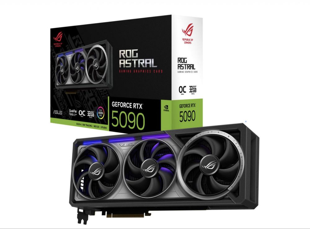 Видео карта ASUS ROG Astral GeForce RTX 5090 32GB GDDR7 OC Edition
