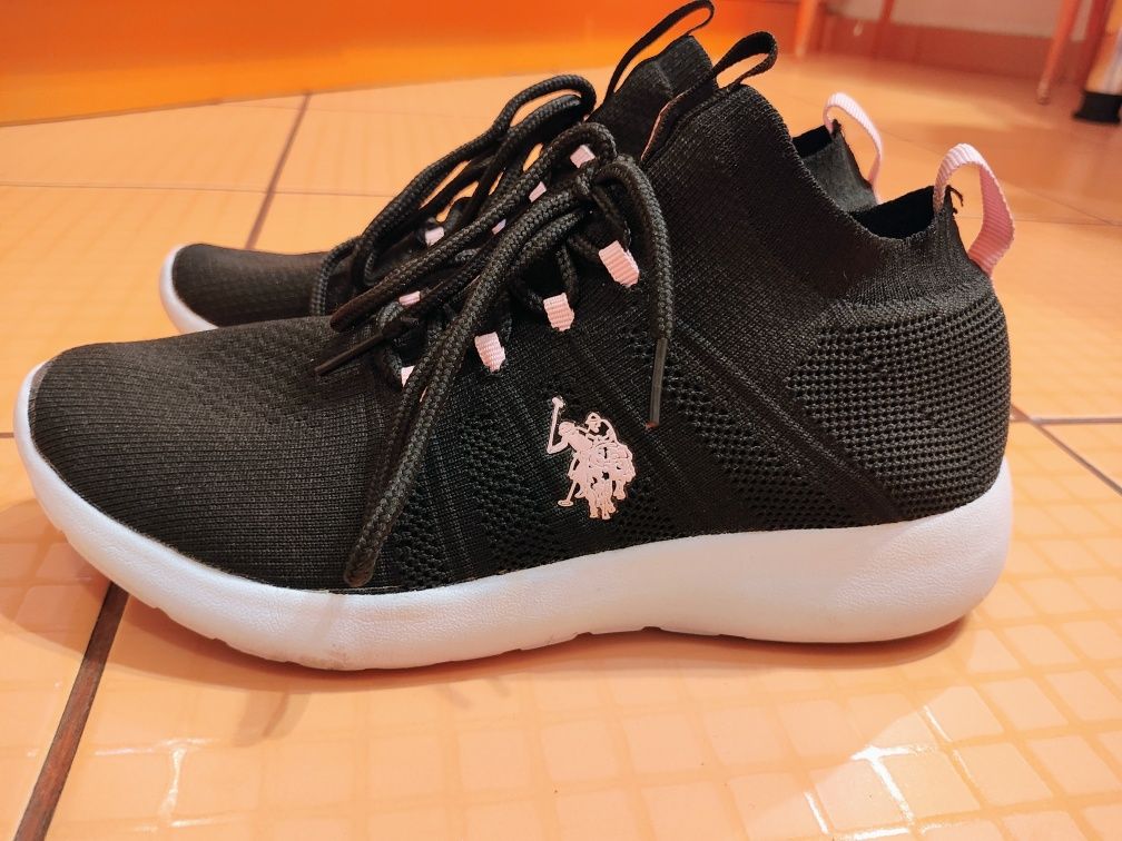 Sneakers US Polo material textil măr 36