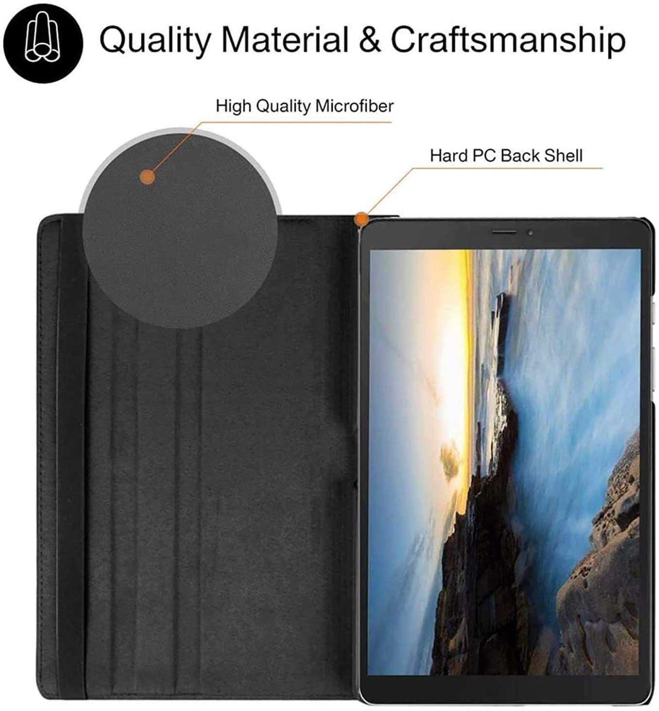 Husa rotativa Samsung Galaxy Tab A 10.1 (2019) T510 T515 + stylus