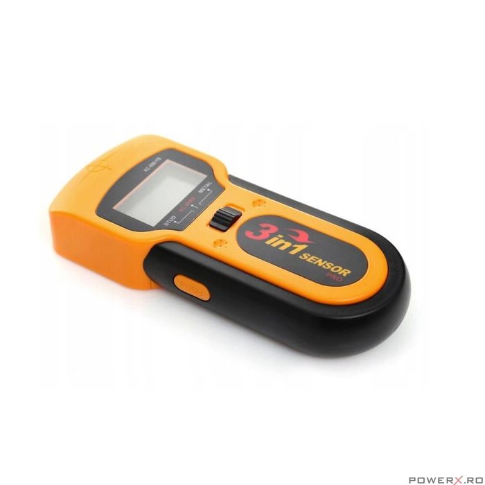 Detector profile si cabluri electrice, metale, tevi in pereti, afisaj