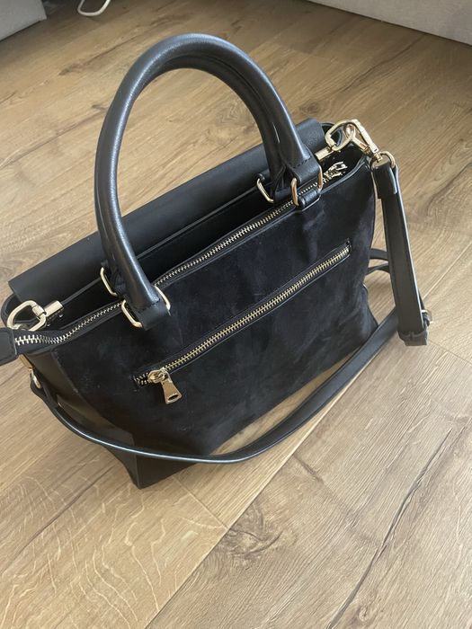 Дамска черна чанта