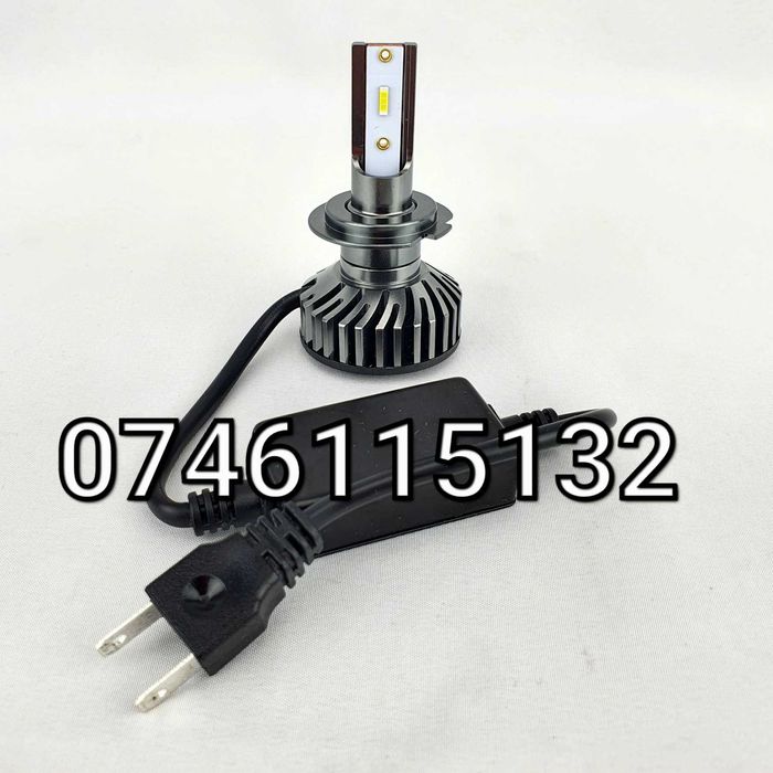 Faza Scurta / Lunga- BEC LED H7-26000Lm-6000K-Aluminiu-110W-CANBUS-Nou
