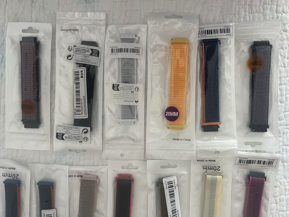 20 mm каишки за часовник - samsung galaxy, huawei watch