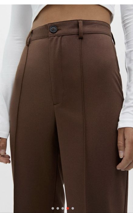 Кафяв панталон Pull and bear