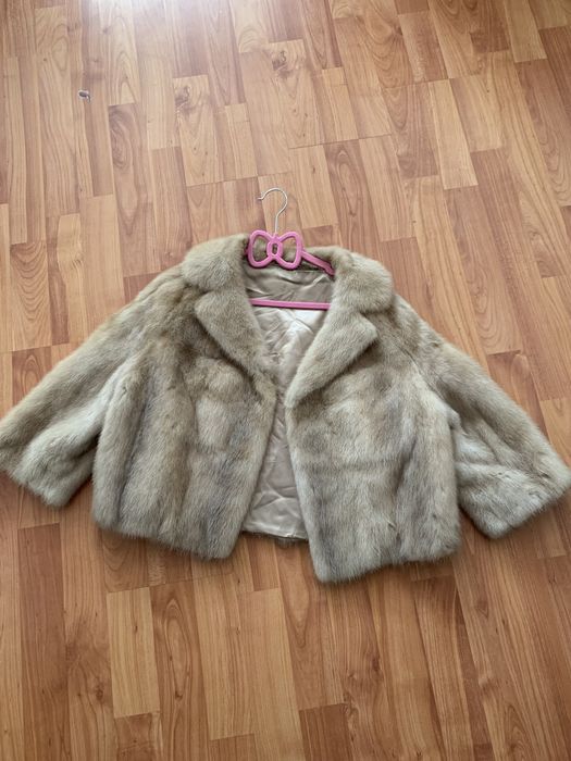 Haina blana naturala nurca Ivory S